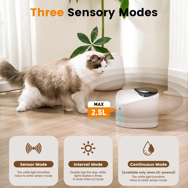 HALKYDY App Control Smart Pet Water Fountain